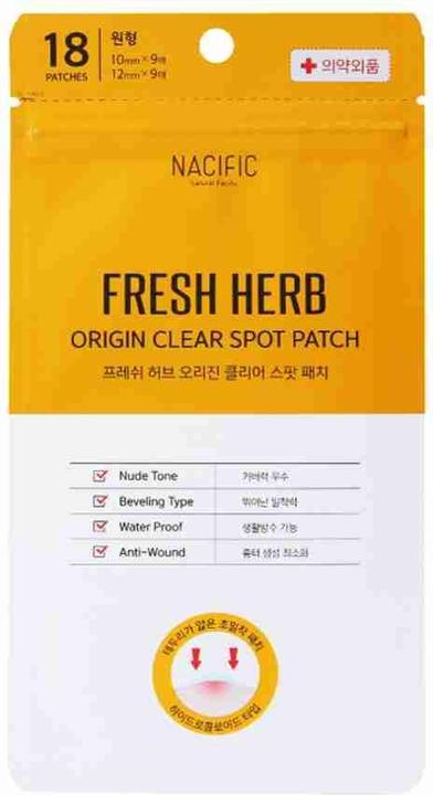 Actual product image Nacific Fresh Herb origin Clear Spot Patch