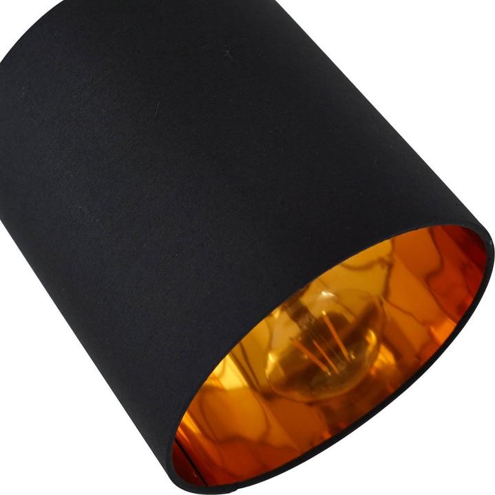 Image du produit Lindby Nanika lampadaire, noir/or (E27)
