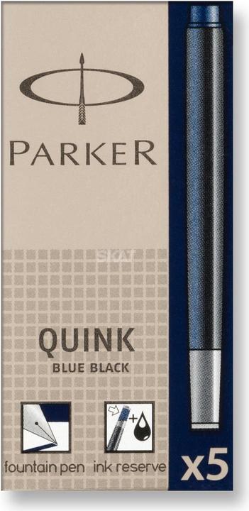 Parker Pen Quink Z 44 (cartucce d'inchiostro, Nero)