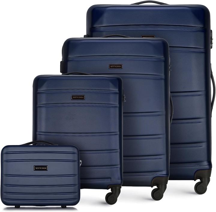 Immagine prodotto Wittchen Globe Line Modern (XXL, Blu) (98 l, Bagaglio a mano (fino a 50 litri))
