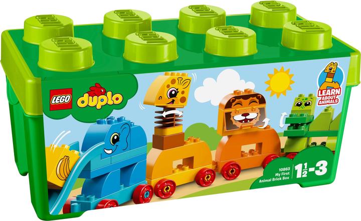 Produktbild LEGO DUPLO Meine erste Steinebox mit Ziehtieren (10863)