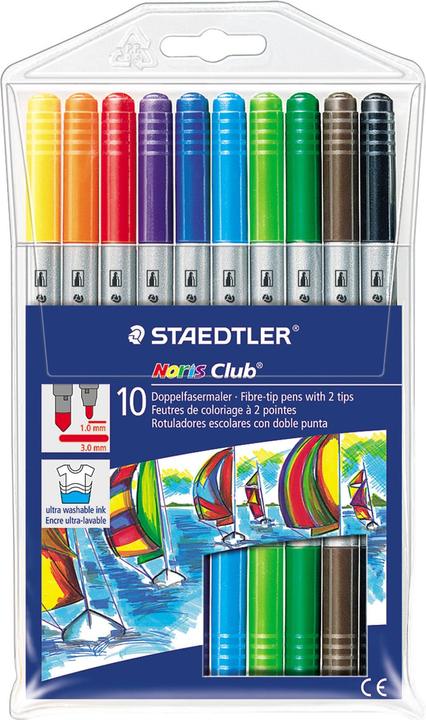 Staedtler Faserschreiberetui 10ST Noris sortiert (10 x)