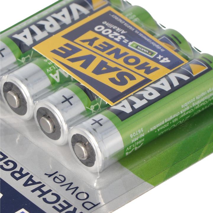 Produktbild Varta Recharge Accu Power (4 Stk., AA, 2100 mAh)