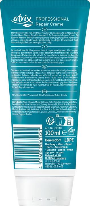 Immagine prodotto Atrix Crema Riparatrice Professionale Tb 100 ml (100 ml)