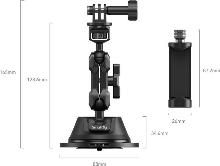 Produktbild SmallRig Saugnapfhalterung SC-1K (Universal)