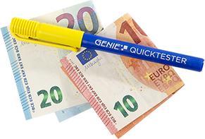 Produktbild Genie Geldschein Quicktester 10er Pack (Geldscheinprüfer)