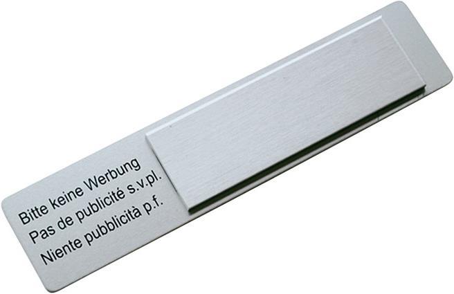 Produktbild Huber Schild "Bitte keine Werbung"