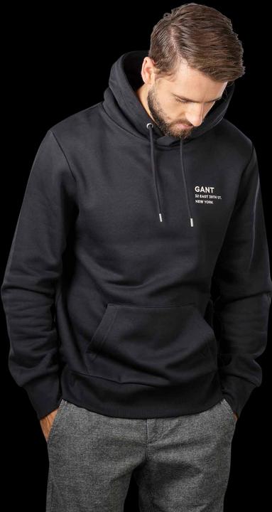 GANT Small Logo Hoodie Black (M)