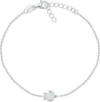 Brilio Silver - Beautiful silver turtle bracelet BRC121W