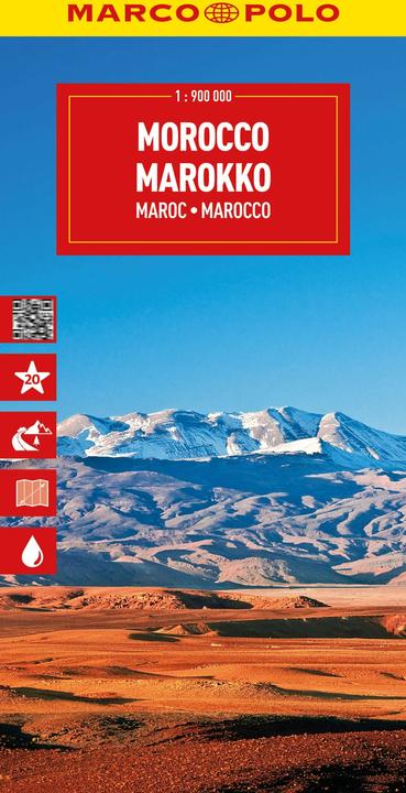 Produktbild Reisekarte Marokko 1:900.000