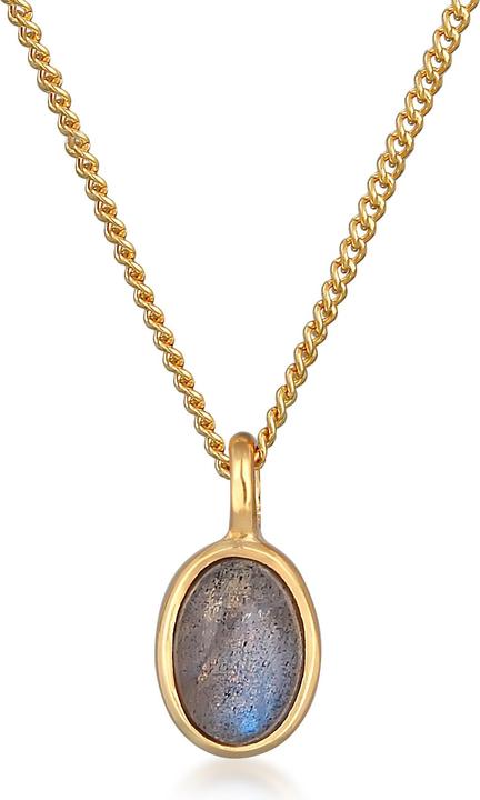 Image du produit Elli Collier de pierres précieuses (375 Or jaune, Labradorite, 42 cm)