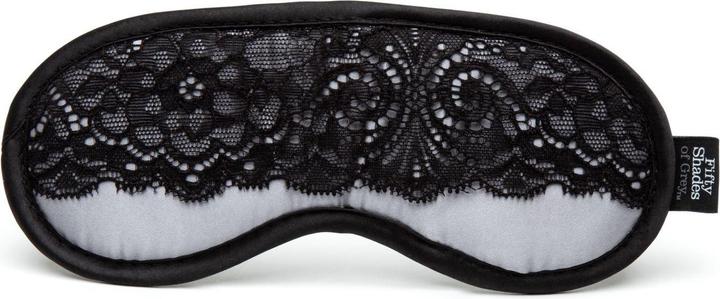 Fifty Shades of Grey Play Nice Satin & Lace Blindfold - Black