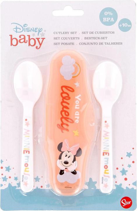 Productafbeelding Stor Baby lepel reisset Minnie Mouse