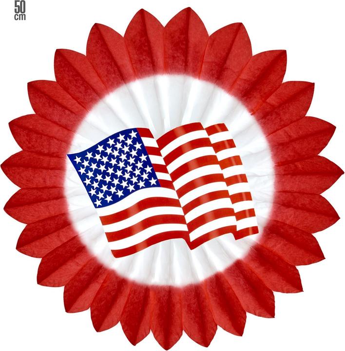 Produktbild Widmann Rote Usa Flagge Papierfächer 50 cm