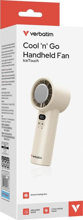 Image du produit Verbatim CoolnGo Handheld Fan White