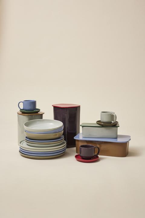 Image du produit Hübsch Assiette creuse Amare Bleu clair (1 pièce(s))
