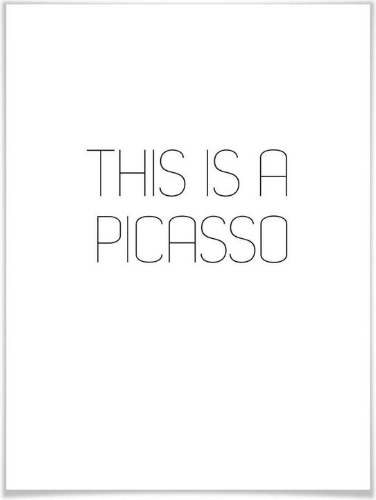 Produktbild Trenddeko This is a Picasso (40 x 50 cm)