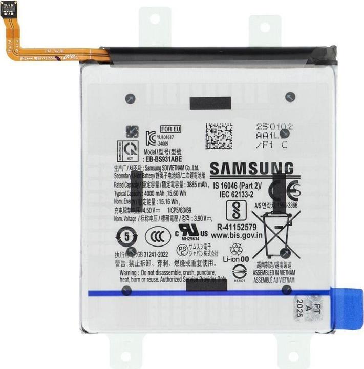 Produktbild Samsung Battery ServicePack BatteryEB-BS931ABE for S25 S931B