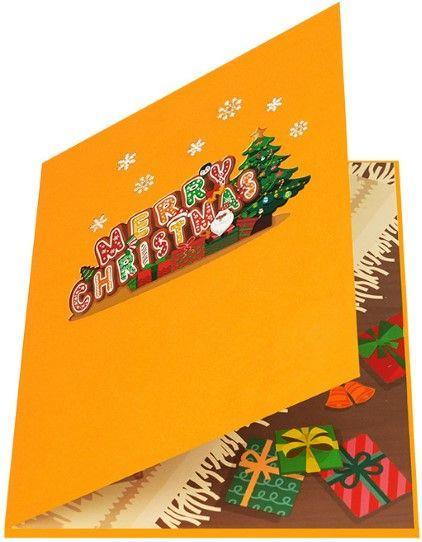 Produktbild MU Classic 3D Pop Up Weihnachtskarte mit Music Music Series (1 Stk.)
