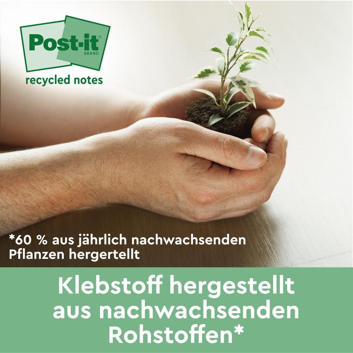 Produktbild Post-it Recycling Z-Notes (76 x 76 mm)