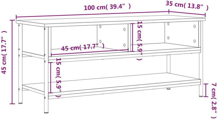 Produktbild VidaXL Kaiser (100 x 35 x 45 cm)