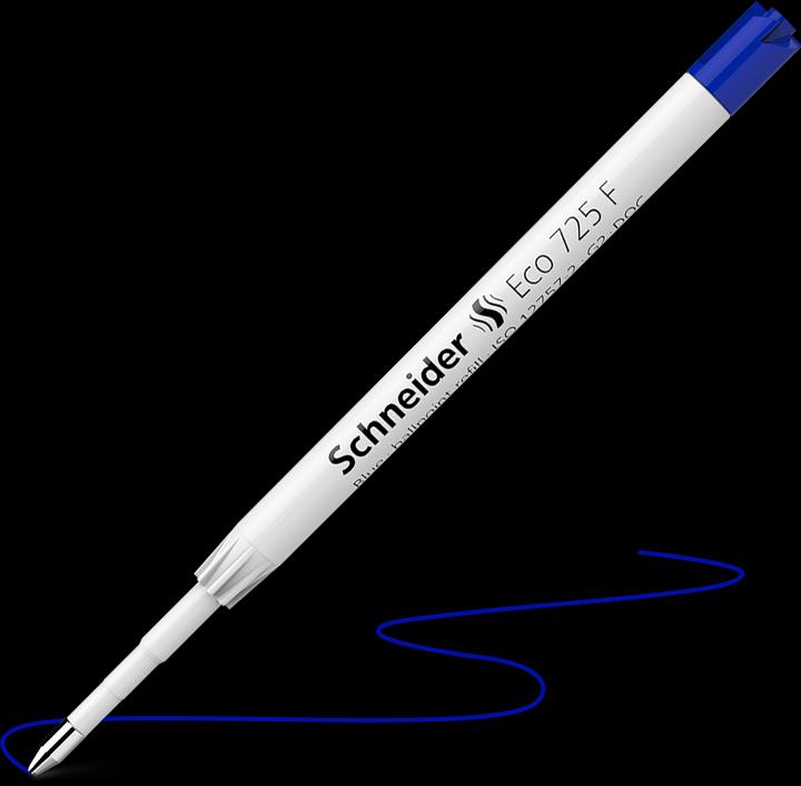 Produktbild Schneider Grossraummine F blau ISO 12757-2 dokumentenecht (Nachfülleinheit, Blau)