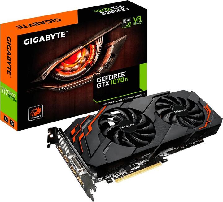 Produktbild Gigabyte GeForce GTX 1070 Ti Windforce (8 GB)