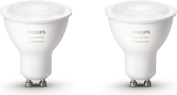 Philips Hue White Ambiance (GU10, 5.50 W, 250 lm, 2 x, A)