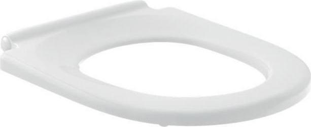 Actual product image Villeroy & Boch V&B WC ring seat O.NOVO Vita hinges stainless steel white Alpine AntiBac