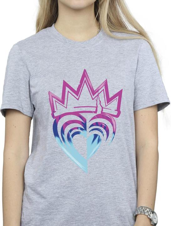 Immagine prodotto Disney Descendants Pink Crown Maglietta Ampia Donna (XL)