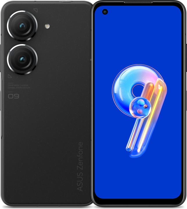 Image du produit ASUS Zenfone 9 (256 Go, Midnight Black, 5.92", Double SIM, 50 Mpx, 5G)