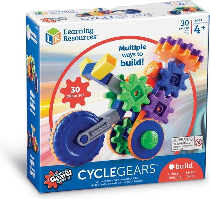 Learning Resources Lernressourcen Gears! Getriebe! Zahnräder!, Beläge, Zahnräder, Motor (359734)