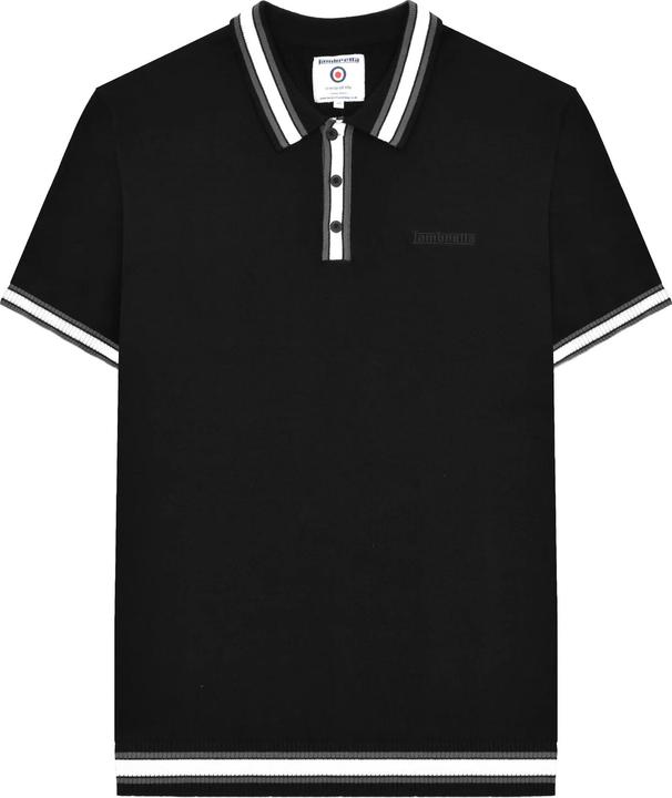 Lambretta Valero Poloshirt Mit kontrastfarbenen Streifen kurzärmlig
