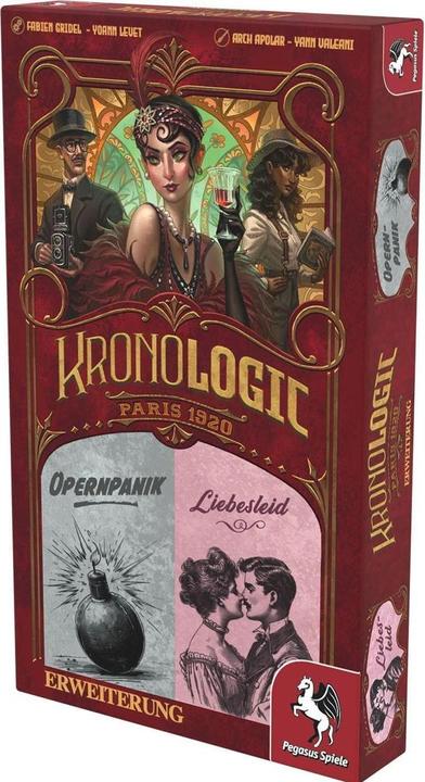 Actual product image Pegasus Kronologic - Paris 1920: Love's sorrow & opera panic (expansion) (German)