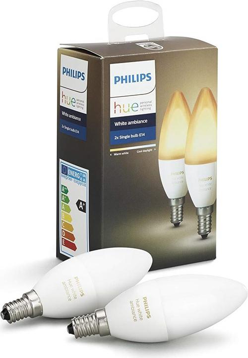 Image du produit Philips Extension de l'Ambiance blanche 2 de Hue (E14, 6 W, 2 x)