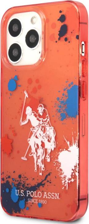 Actual product image U.S. Polo H3442 Splatter Horse Case (Apple iPhone 14 Pro)