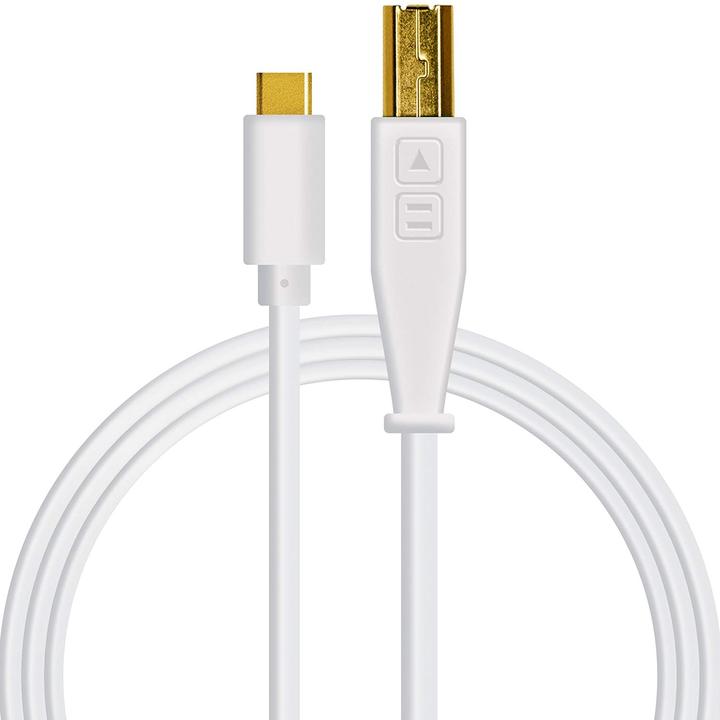 DJTechTools USB-C cable white (1.50 m, USB 3.0)
