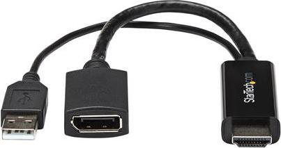 Produktbild StarTech 4K HDMI naar DisplayPort adapter (HDMI, 25.50 cm)
