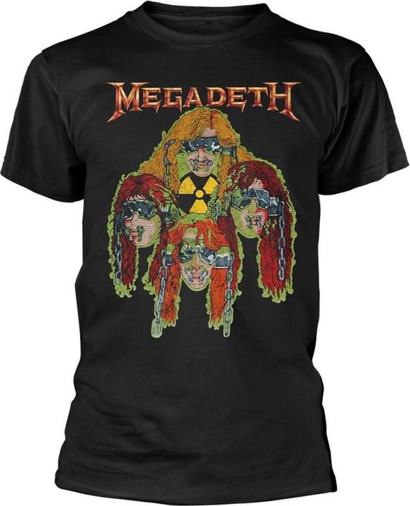 Megadeth Nuclear Glow Heads TShirt (M)