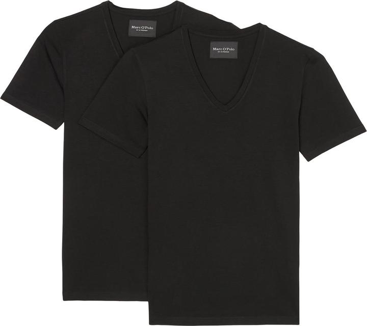Produktbild Marc O'Polo 2er Pack Essentials Organic Cotton Unterhemd / Shirt Langarm (S)