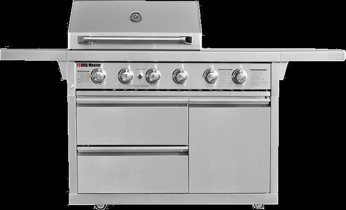BBQ Master XL Premium - Edelstahl Gasgrill (12.80 kW)
