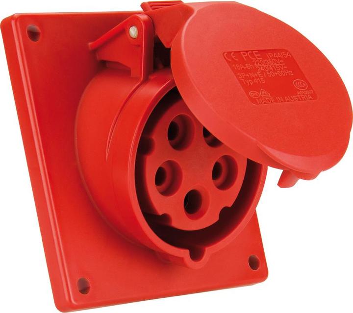 Actual product image PCE 425-6f9 Mounting box angled 32A 5p 6h IP44/54