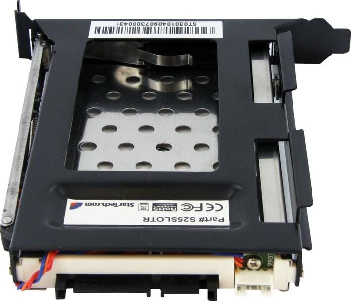 Image du produit StarTech Cadre amovible SATA 6,35cm 2,5 pouces pour slot d'extension PC