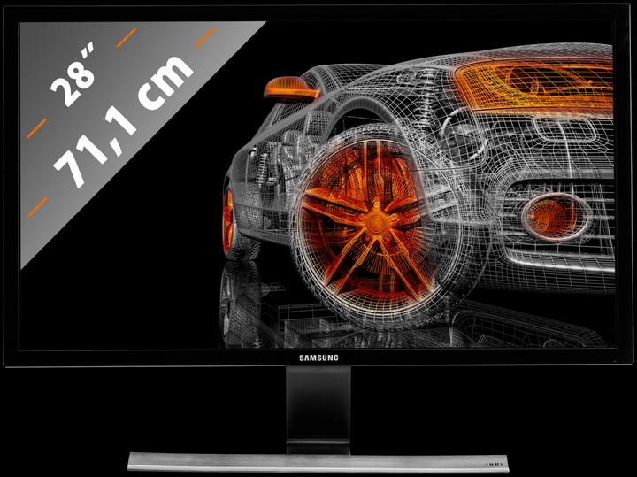 Actual product image Samsung U28E570D (3840 x 2160 Pixels, 28")