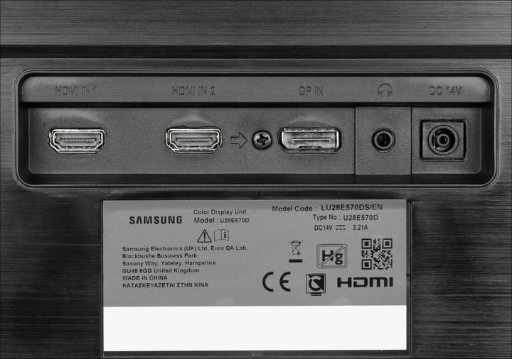 Actual product image Samsung U28E570D (3840 x 2160 Pixels, 28")