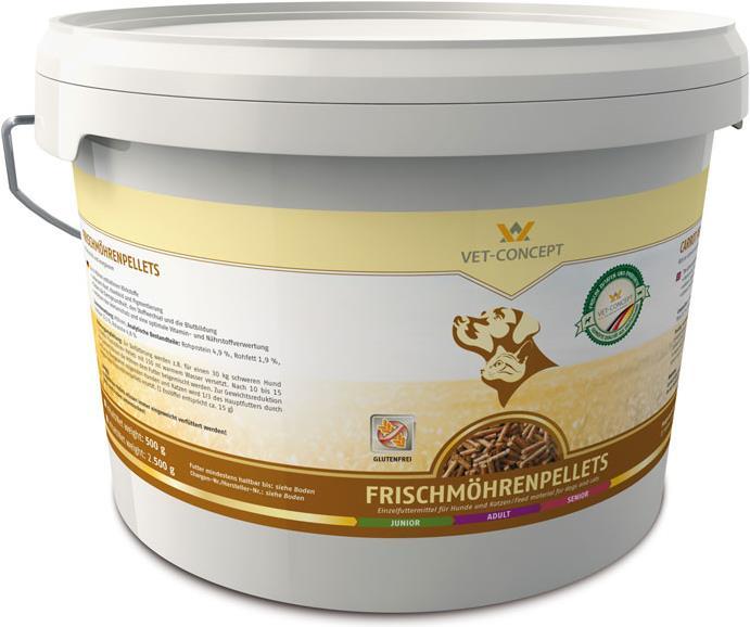 Produktbild Vet Concept Frischmöhren-Pellets - 0,5 kg