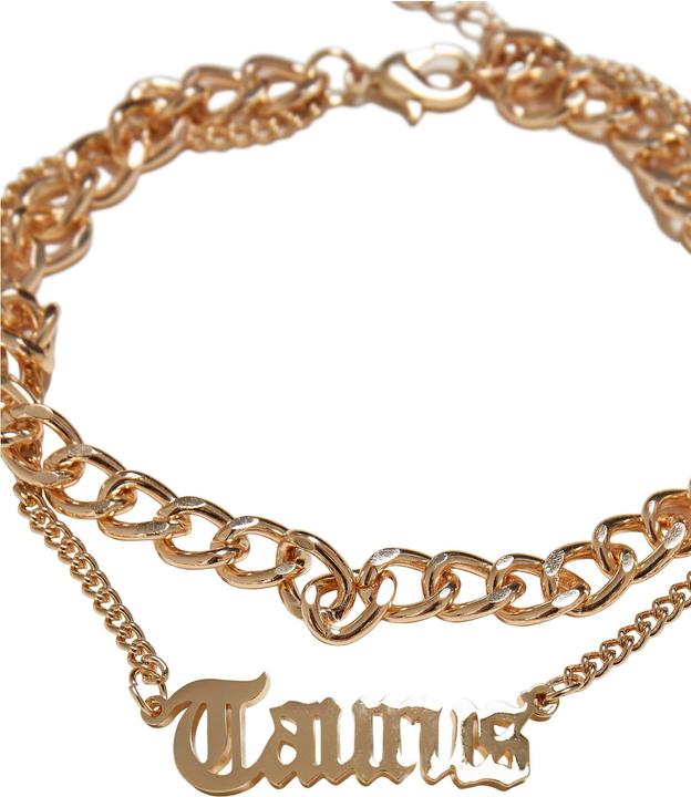 Actual product image Urban Classics Zodiac Golden Anklet - 17154 (80% Iron, 20% stainless steel)