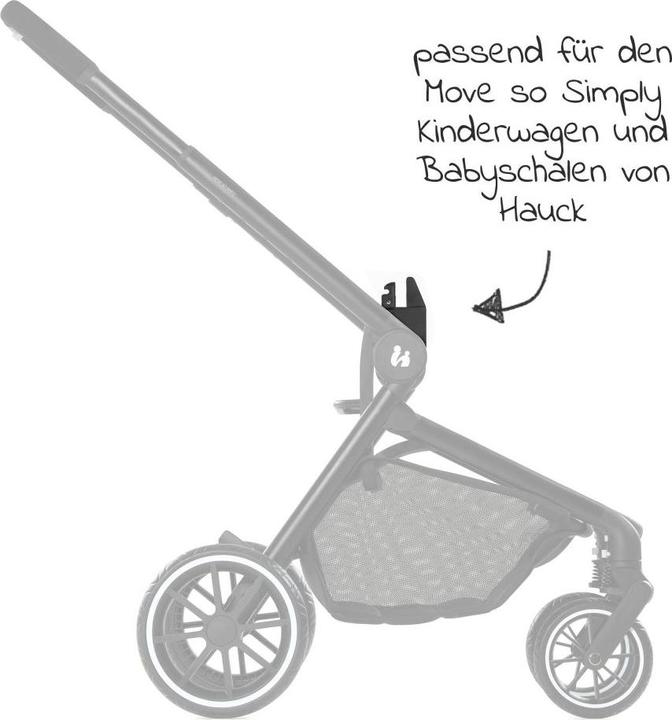 Produktbild Hauck Move so Simply Adapter Black