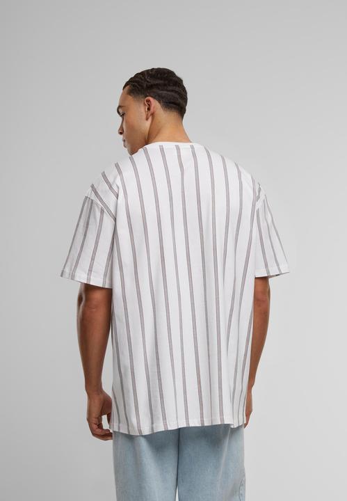 Actual product image Urban Classics Heavy Oversized AOP Stripe Tee (L)