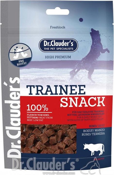 Produktbild Dr.Clauder's Soft Trainee Snack 100% getrocknete Rindwürfel (Adult, Junior, Senior, 1 Stk., 500 g)